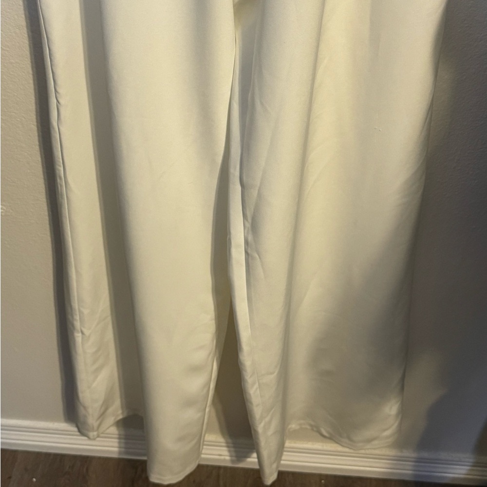 NWT Women’s Mora Fashion Formal White Jumpsuit size Large - Picture 5 of 14